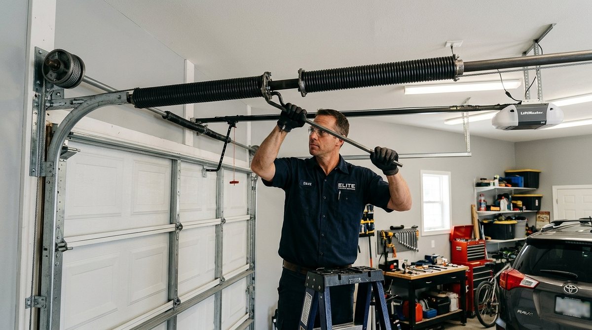 Maria Express Garage Door in Oak Park, IL: Heavy-Duty Steel Section Strut & 11-Gauge Hinge Reinforcement - Oak Park, IL